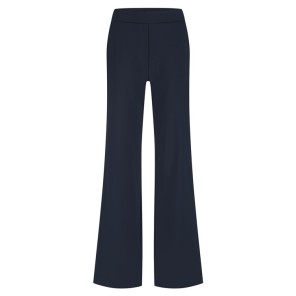 Lady Day Broek wijde pijp bies travel Marine Latte